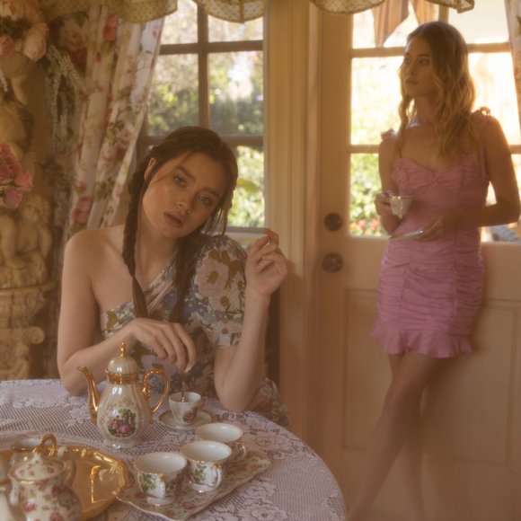 To Name a Rose  AIKO MINI DRESS IN PINK LILAC - Picture 6 of 13